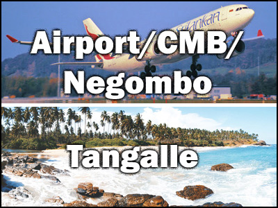 Airport to Tangalle or Tangalle to Airport trnasfer