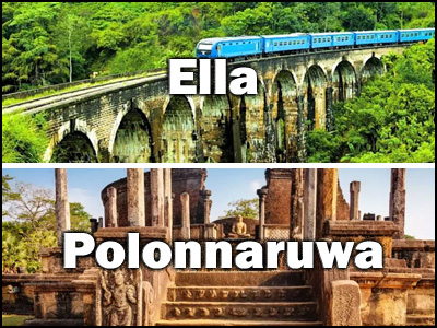 Ella to Polonnaruwa or Polonnaruwa to Ella Trnasfer