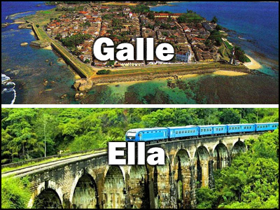 Galle to Ella or Ella to Galle Trnasfer