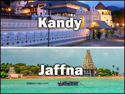 Jaffna to kandy or kandy to Jaffna trnasfer