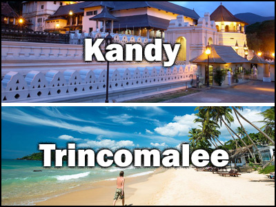Trincomalee to kandy or kandy to Trincomalee trnasfer